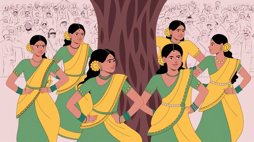 an illustration of the hariyali teej fes 3atgxwkq8alzadx87o5gg dasru6bmtrsybyrwgh qvg